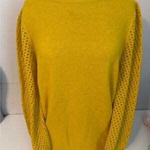 LOFT Mustard Yellow Knit Sweater